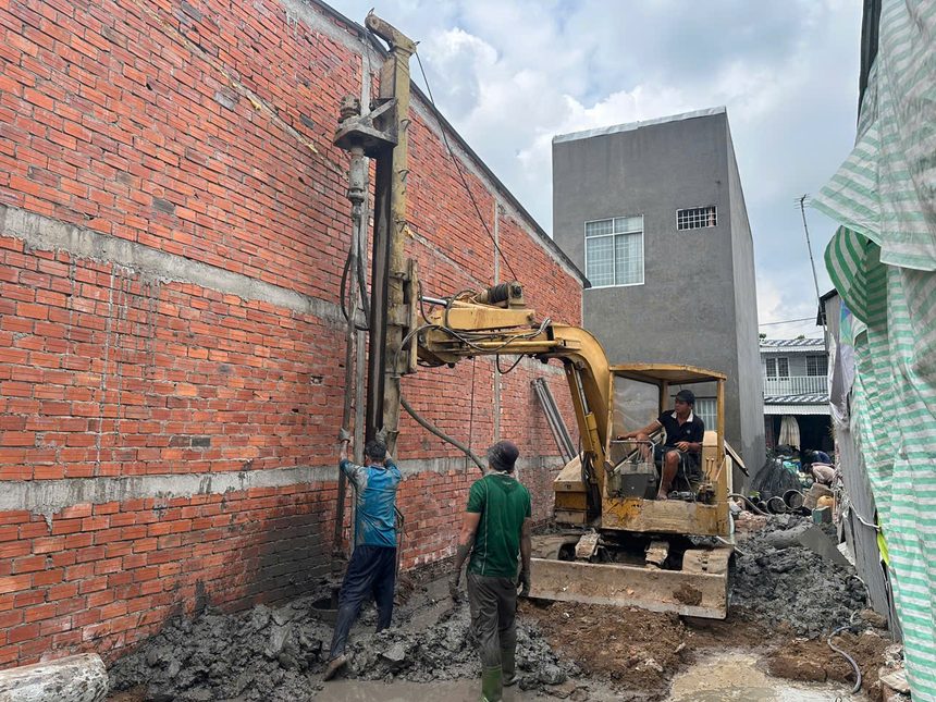 Công trình HappyHouse — khoan cọc